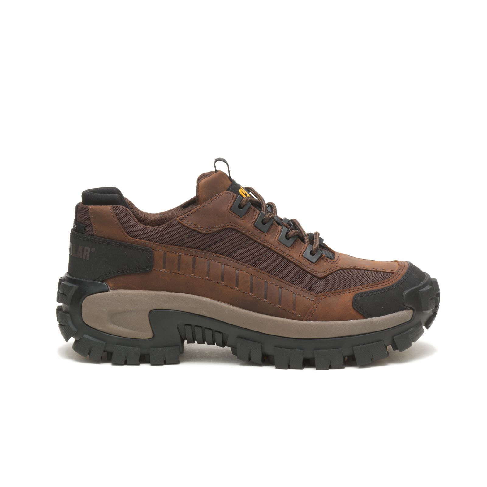 Caterpillar Invader Steel Toe Philippines - Mens Steel Toe Shoes - Dark Brown 07591OCNJ